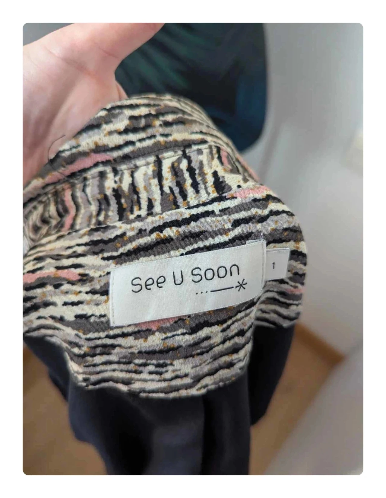 Blazer See U Soon cebra colorido talla M – photo 7